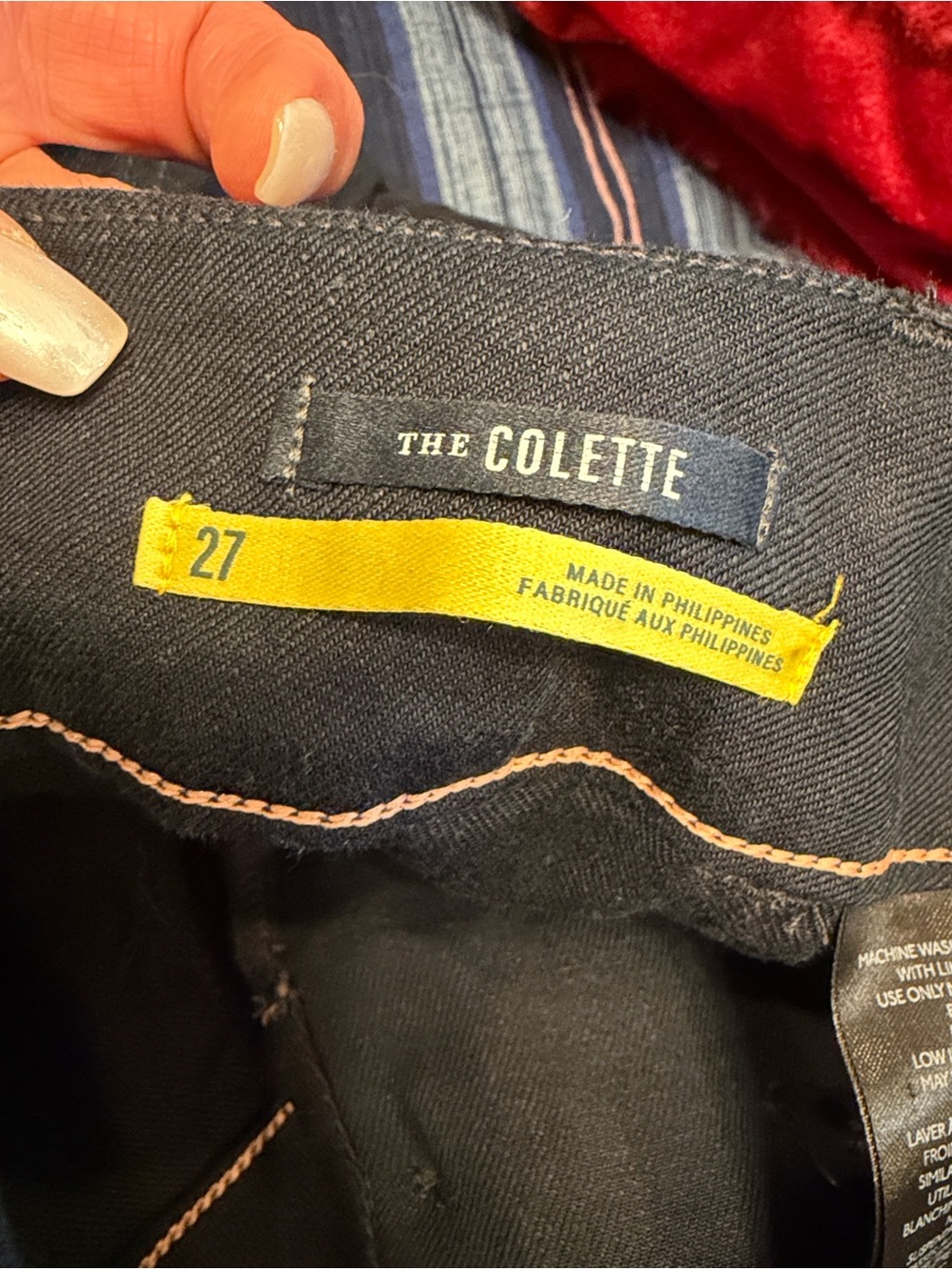 Anthropologie Maeve Dark Navy (almost black) Wide-Leg Cropped Pants Linen Blend - Picture 10 of 12